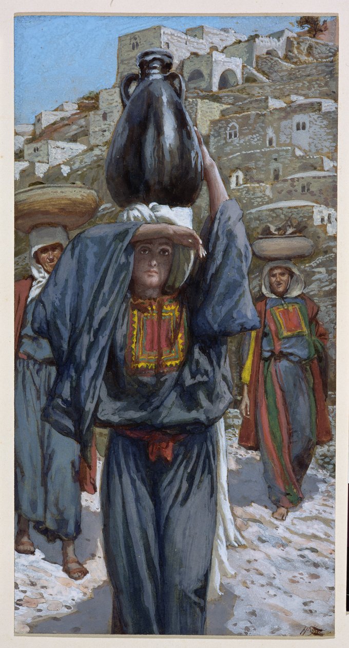 Marta, ilustracja do Życia Chrystusa, ok. 1886-94 (toaleta i gwasz na tekturze) autorstwa James Jacques Joseph Tissot