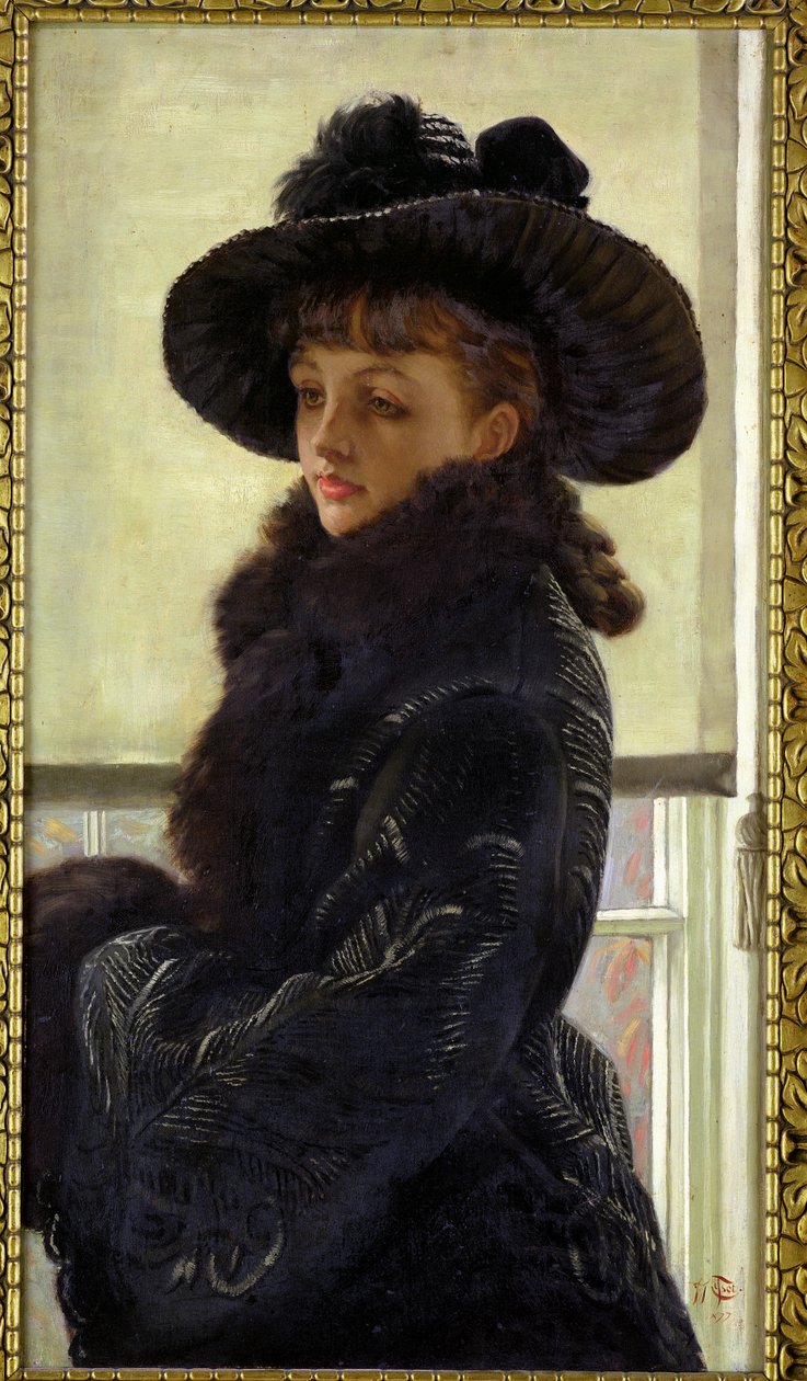 Mavourneen, Portret Kathleen Newton, 1877 autorstwa James Jacques Joseph Tissot