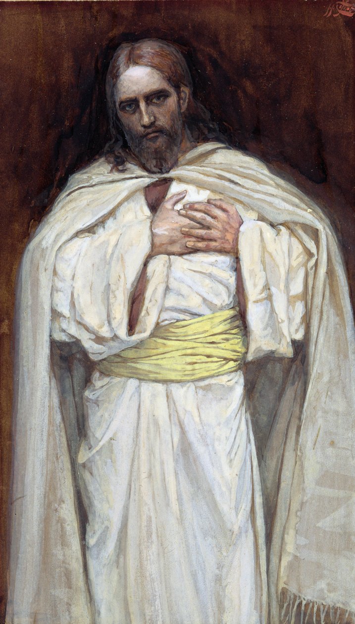Nasz Pan Jezus Chrystus, ilustracja do życia Chrystusa, ok. 1886-94 (toaleta i gwasz na tekturze) autorstwa James Jacques Joseph Tissot
