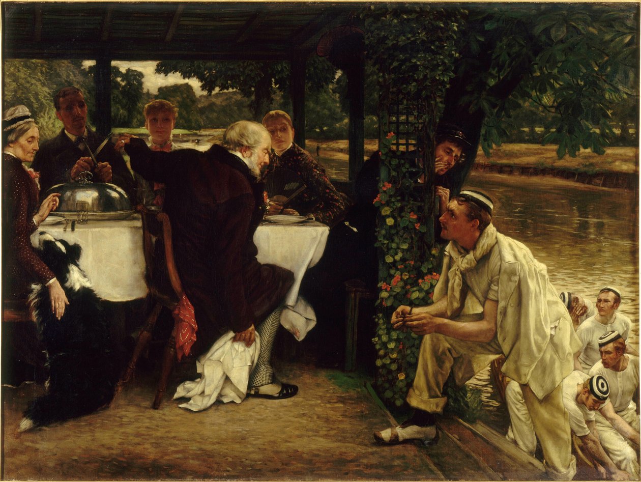 Przypowieść o synu marnotrawnym: utuczone cielę, 1880. autorstwa James Jacques Joseph Tissot