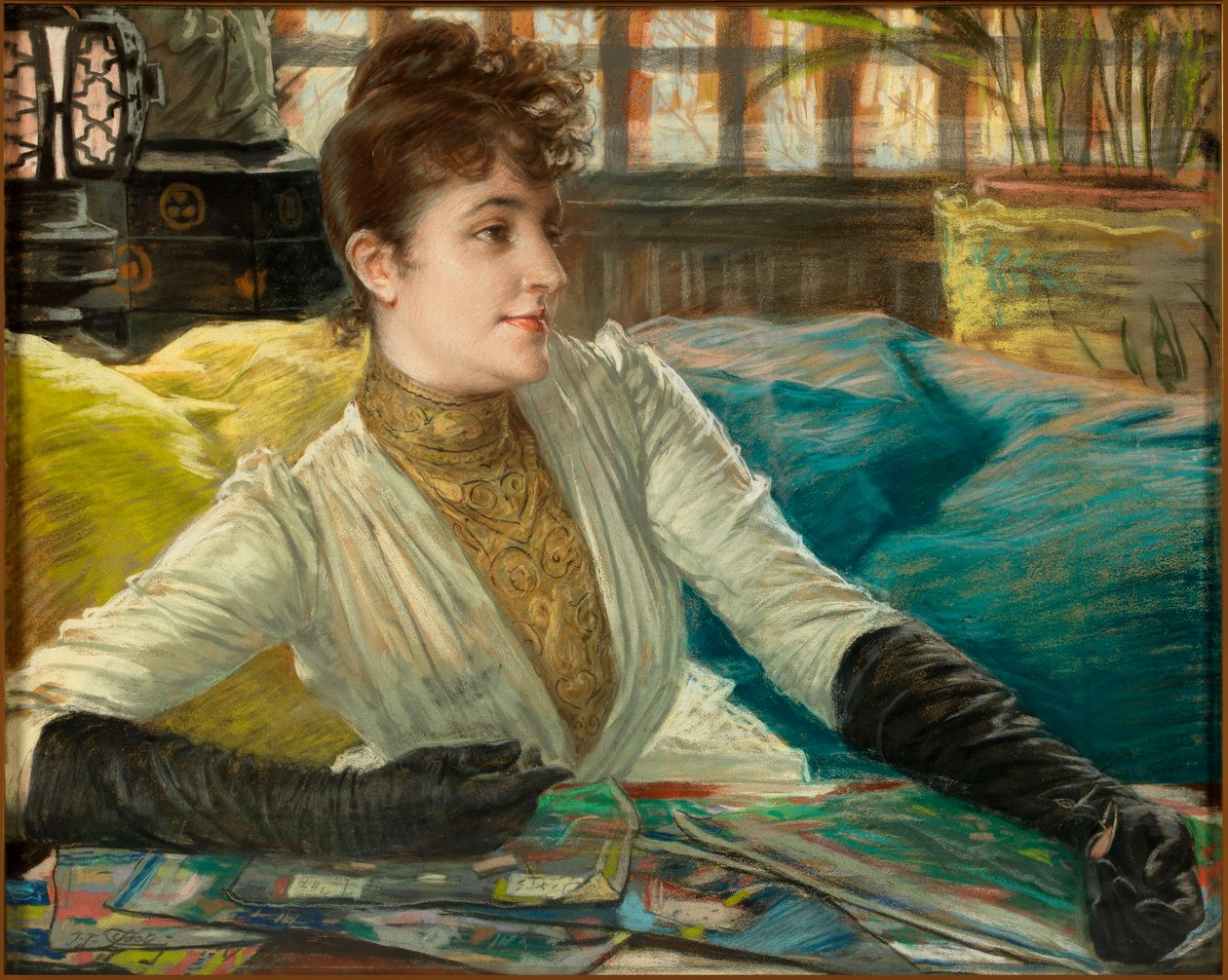 Portret Mathilde Sée autorstwa James Jacques Joseph Tissot