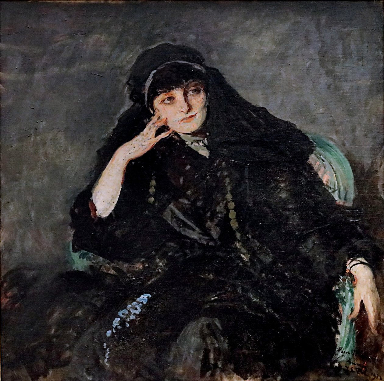 Portret Anny-Elisabeth, hrabiny Mathieu de Noailles 1876-1933, 1912. autorstwa James Jacques Joseph Tissot