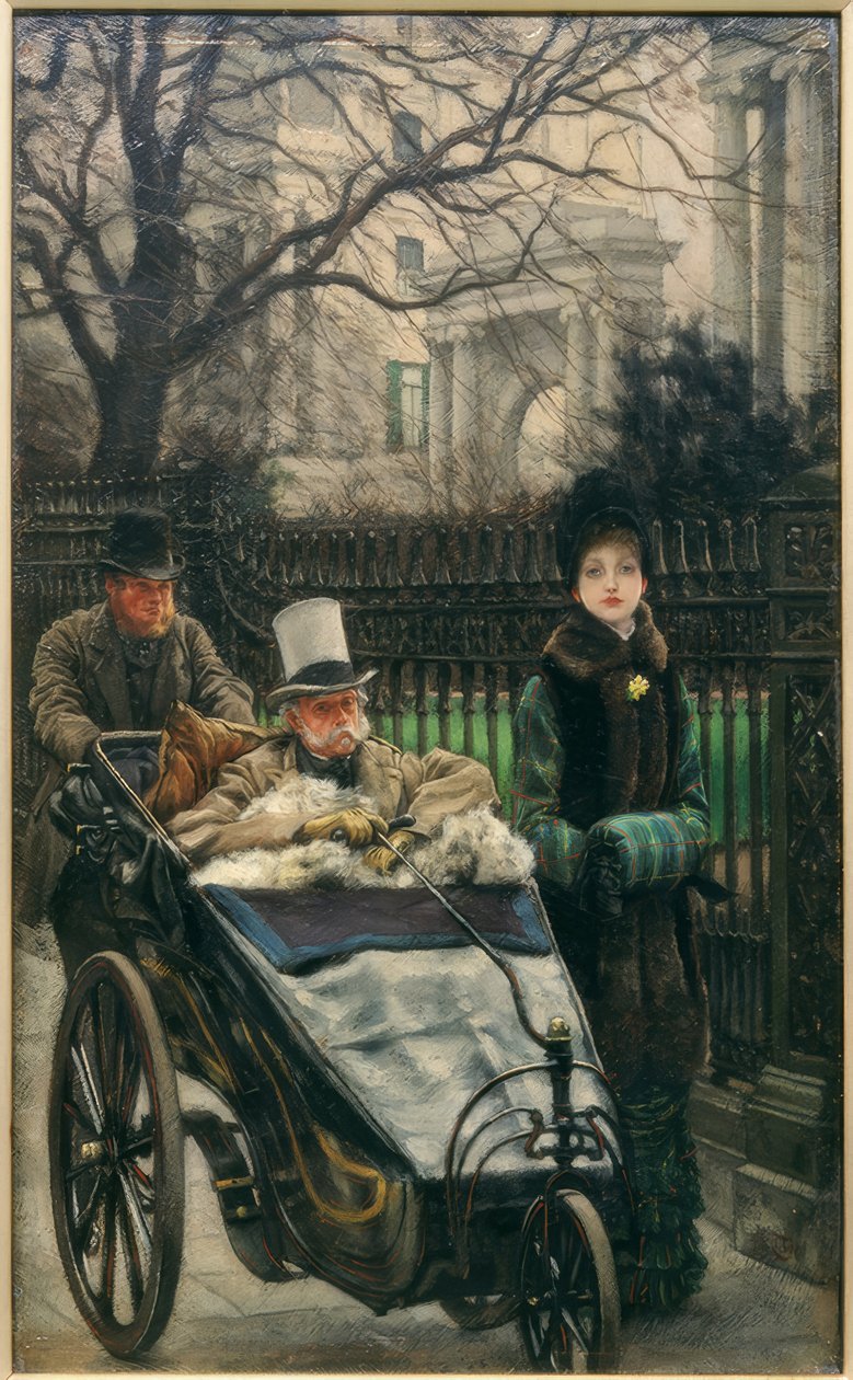 Rekonwalescencja (Córka Żołnierza) autorstwa James Jacques Joseph Tissot