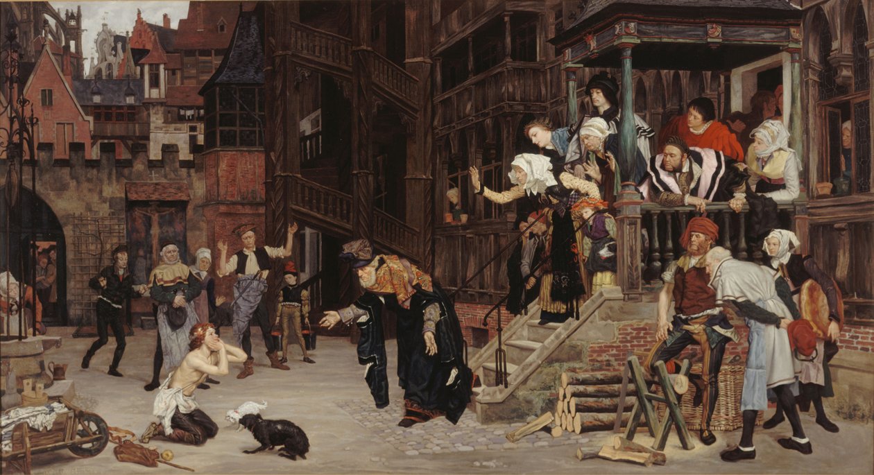 Powrót syna marnotrawnego autorstwa James Jacques Joseph Tissot