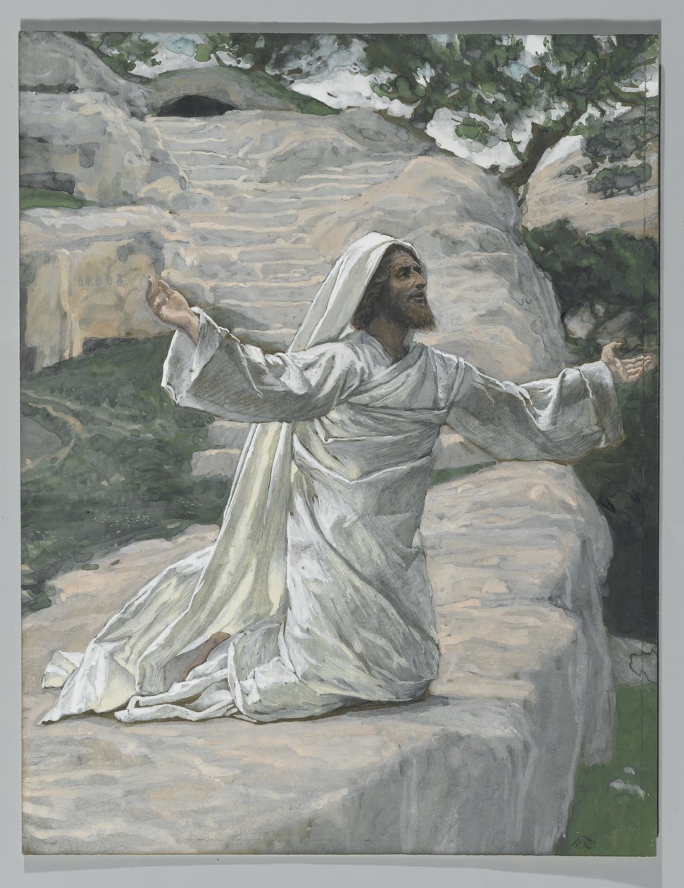 Św. Jakub Mniejszy, ilustracja z Życia Pana naszego Jezusa Chrystusa, 1886-94 (wc nad grafitem na papierze) autorstwa James Jacques Joseph Tissot