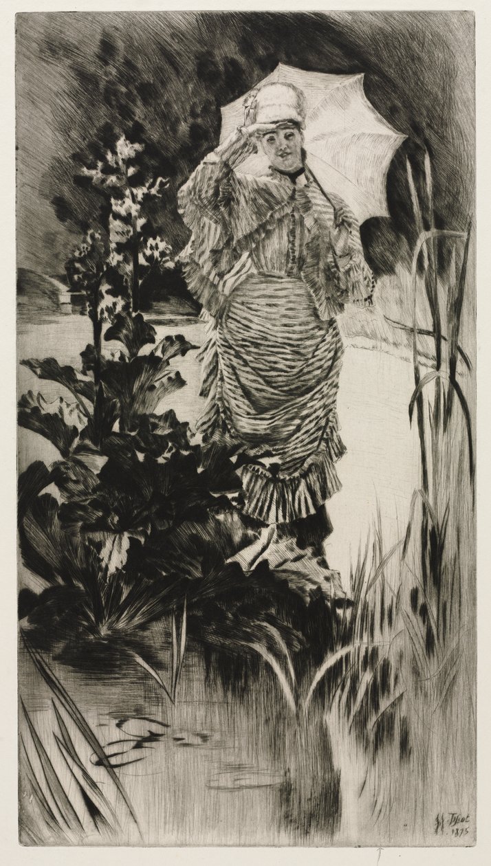 Wiosenny poranek autorstwa James Jacques Joseph Tissot