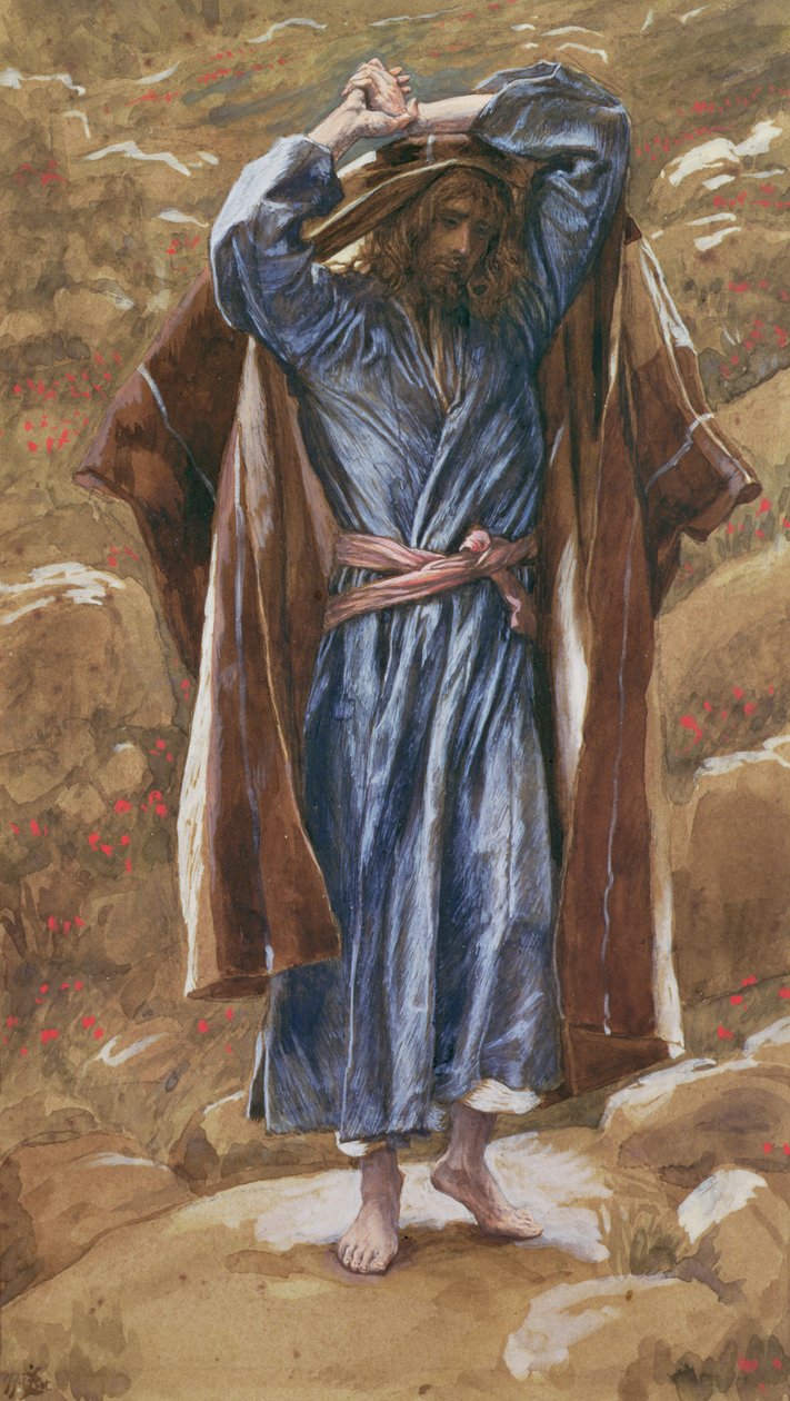 Św. Filip, ilustracja do Życia Chrystusa, ok. 1886-96 (gwasz na tekturze) autorstwa James Jacques Joseph Tissot