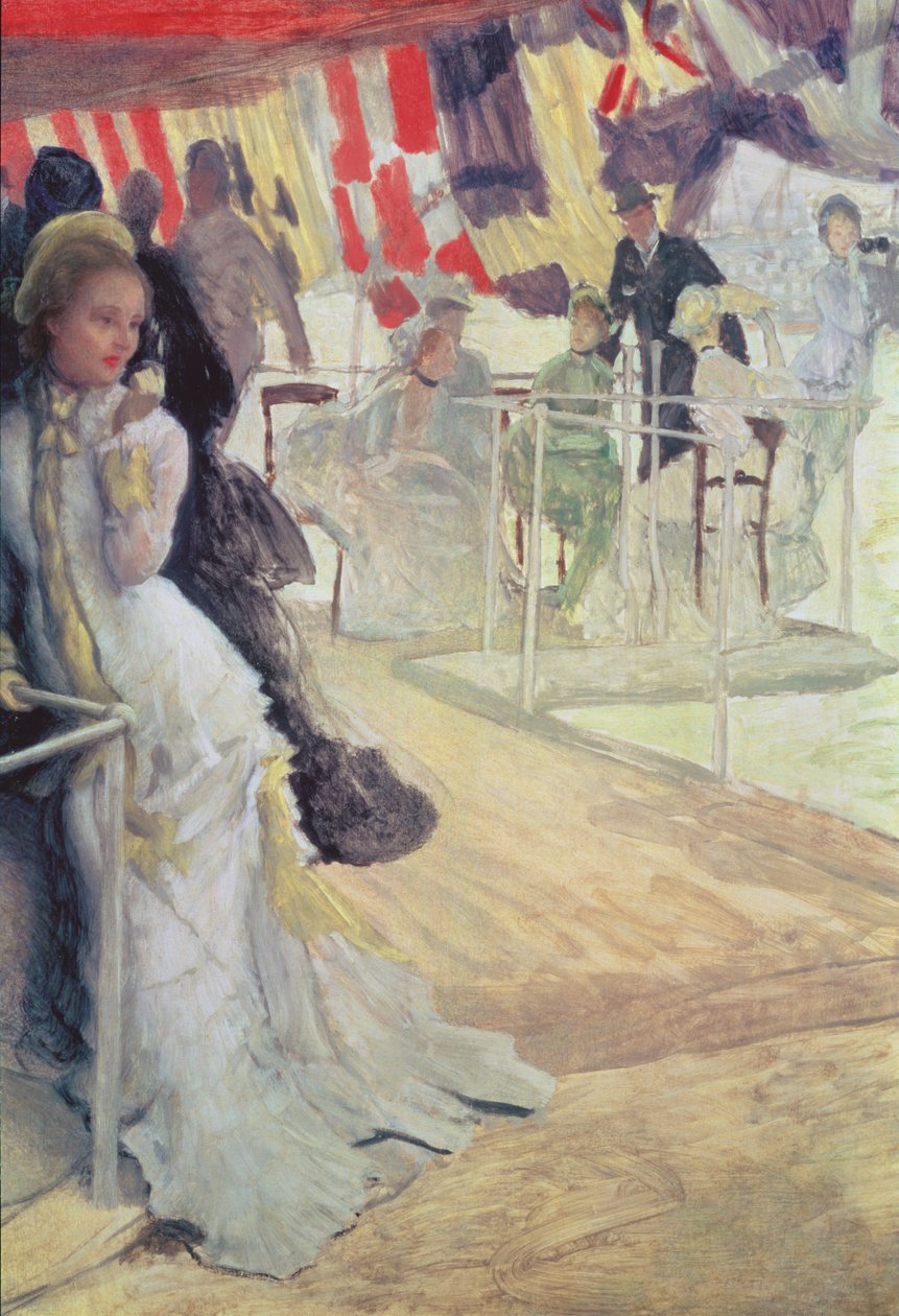 Studium balu na statku, ok. 1874 (patrz 10803) autorstwa James Jacques Joseph Tissot