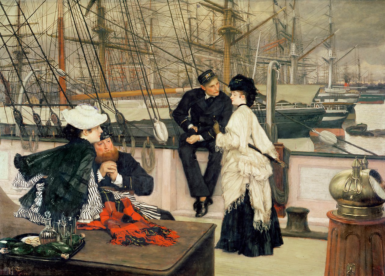 Kapitan i Mate, 1873 autorstwa James Jacques Joseph Tissot