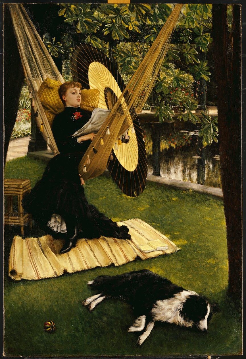 Hamak autorstwa James Jacques Joseph Tissot