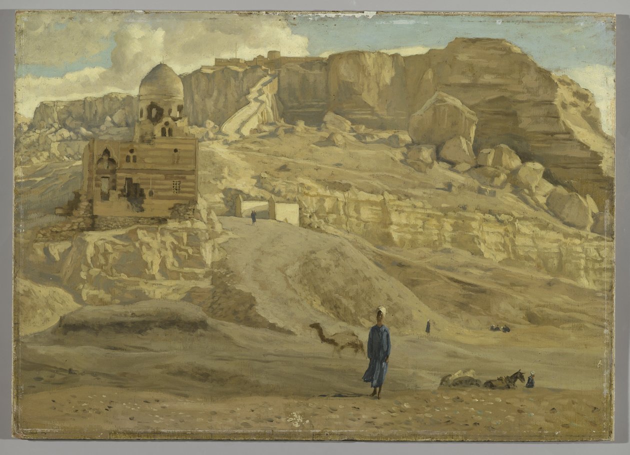 Mokattam z Cytadeli w Kairze, ilustracja z Życia naszego Pana Jezusa Chrystusa autorstwa James Jacques Joseph Tissot