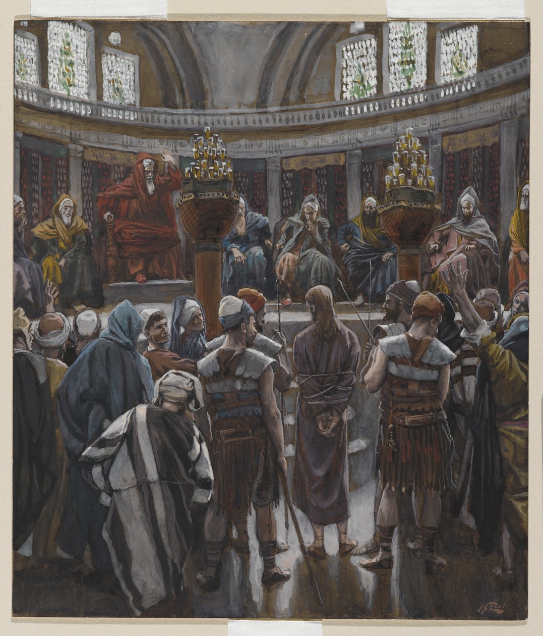Sąd Poranny, ilustracja z Życia naszego Pana Jezusa Chrystusa, 1886-94 (wc nad grafitem na papierze) autorstwa James Jacques Joseph Tissot