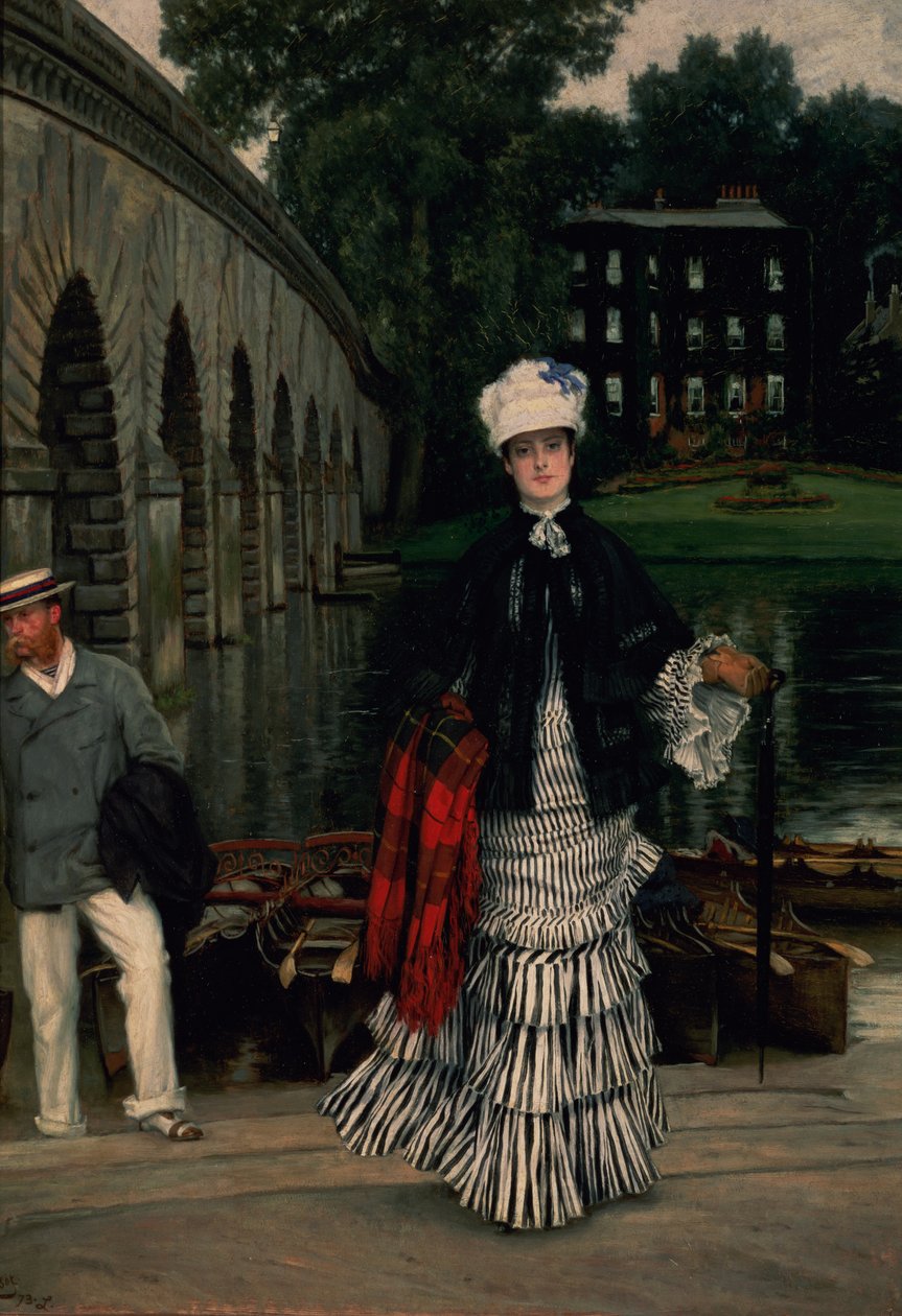 Powrót z rejsu statkiem, 1873 autorstwa James Jacques Joseph Tissot