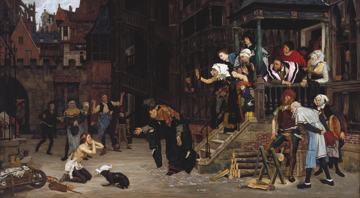 Powrót syna marnotrawnego, 1862 autorstwa James Jacques Joseph Tissot