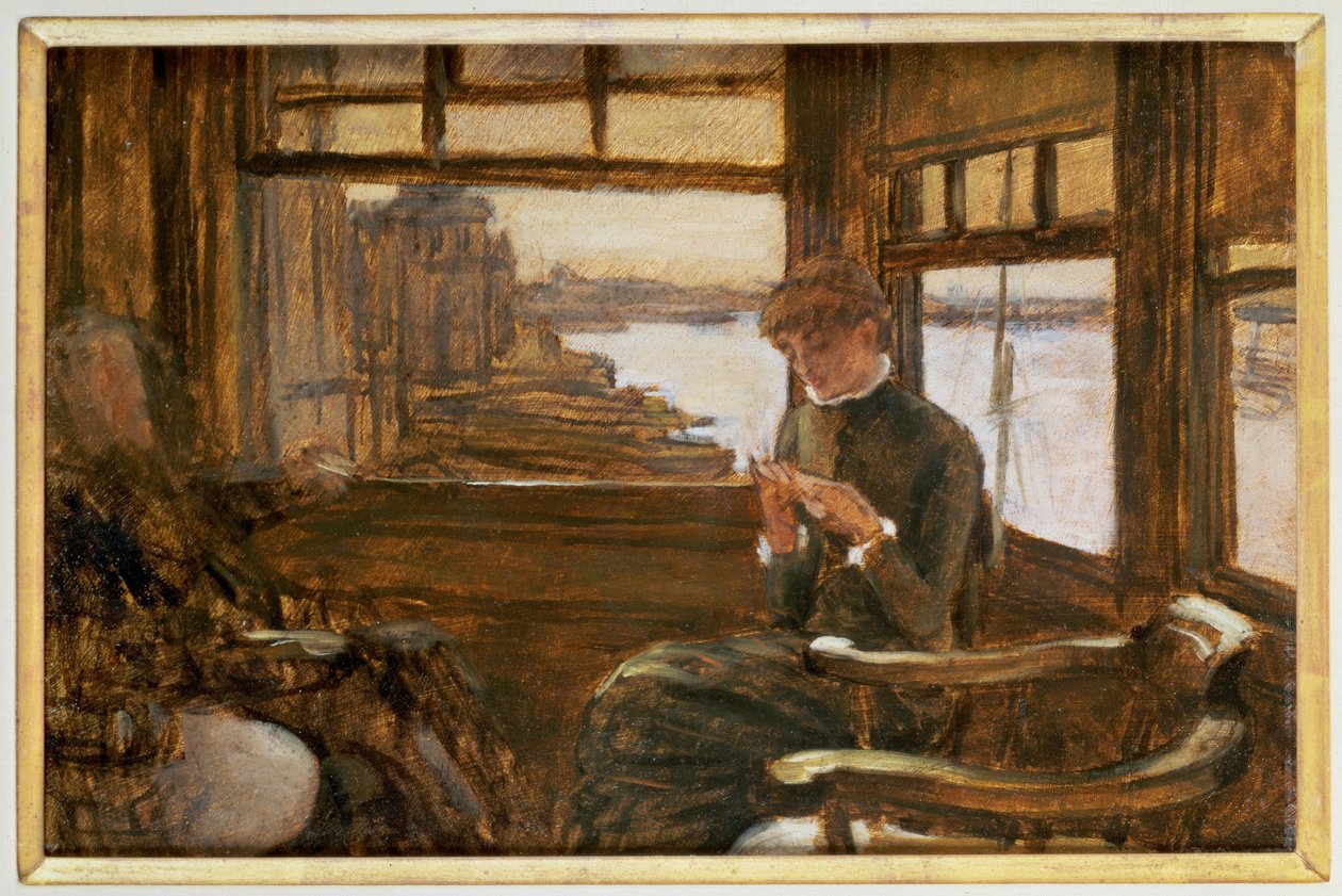 Odjazd, ok. 1880 r. (obraz) autorstwa James Jacques Joseph Tissot