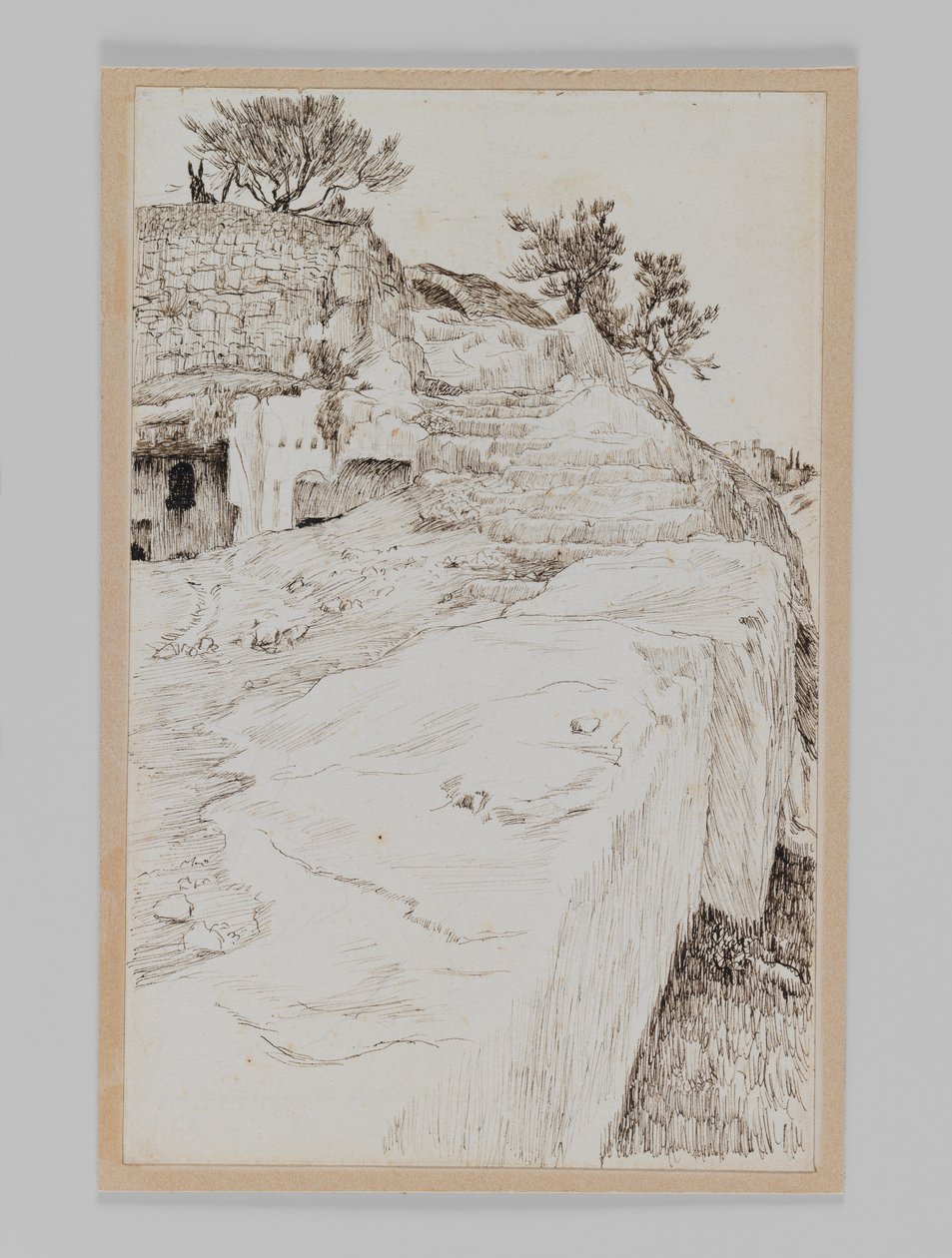 Groby w Dolinie Hinnoma, ilustracja z Życia naszego Pana Jezusa Chrystusa autorstwa James Jacques Joseph Tissot