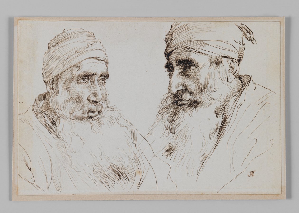 Typy Żydów, Jerozolima, ilustracja z Życia naszego Pana Jezusa Chrystusa (tusz na papierze) autorstwa James Jacques Joseph Tissot