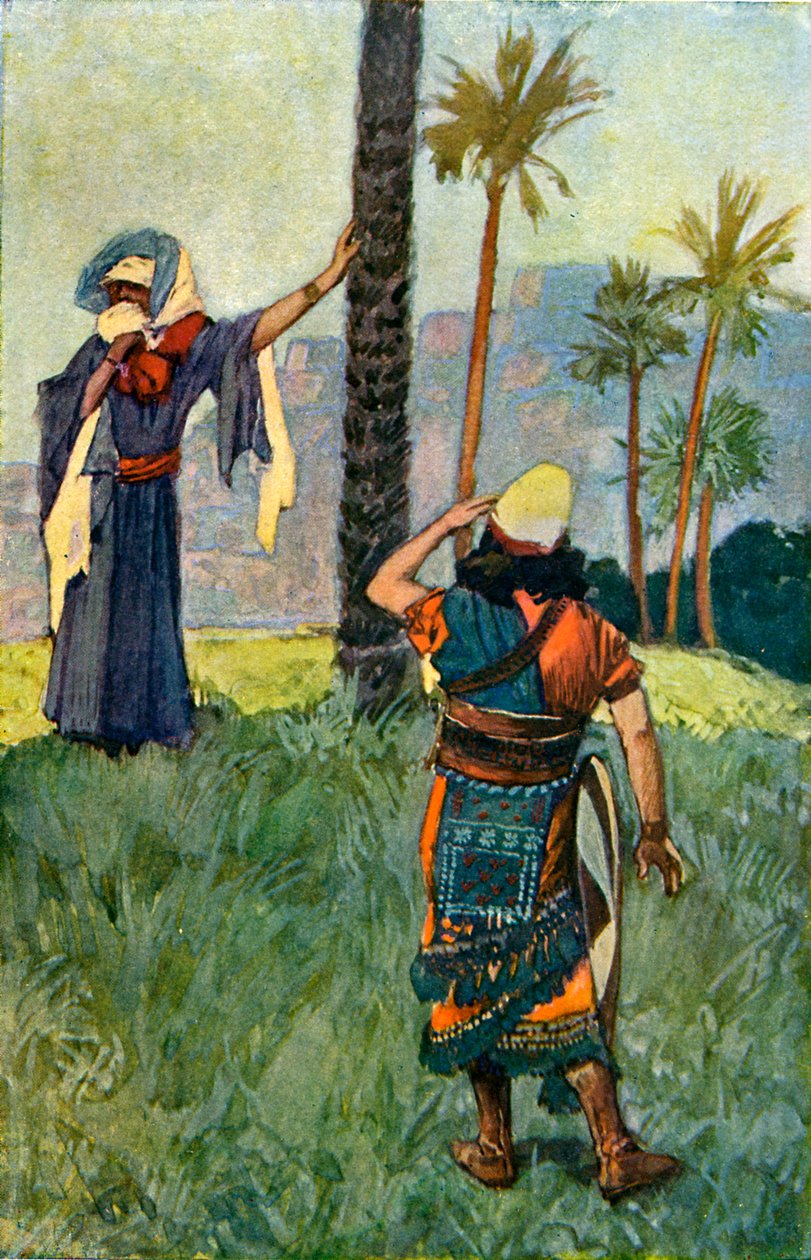 Debora pod palmą – J James Tissot - Biblia autorstwa James Jacques Joseph after Tissot