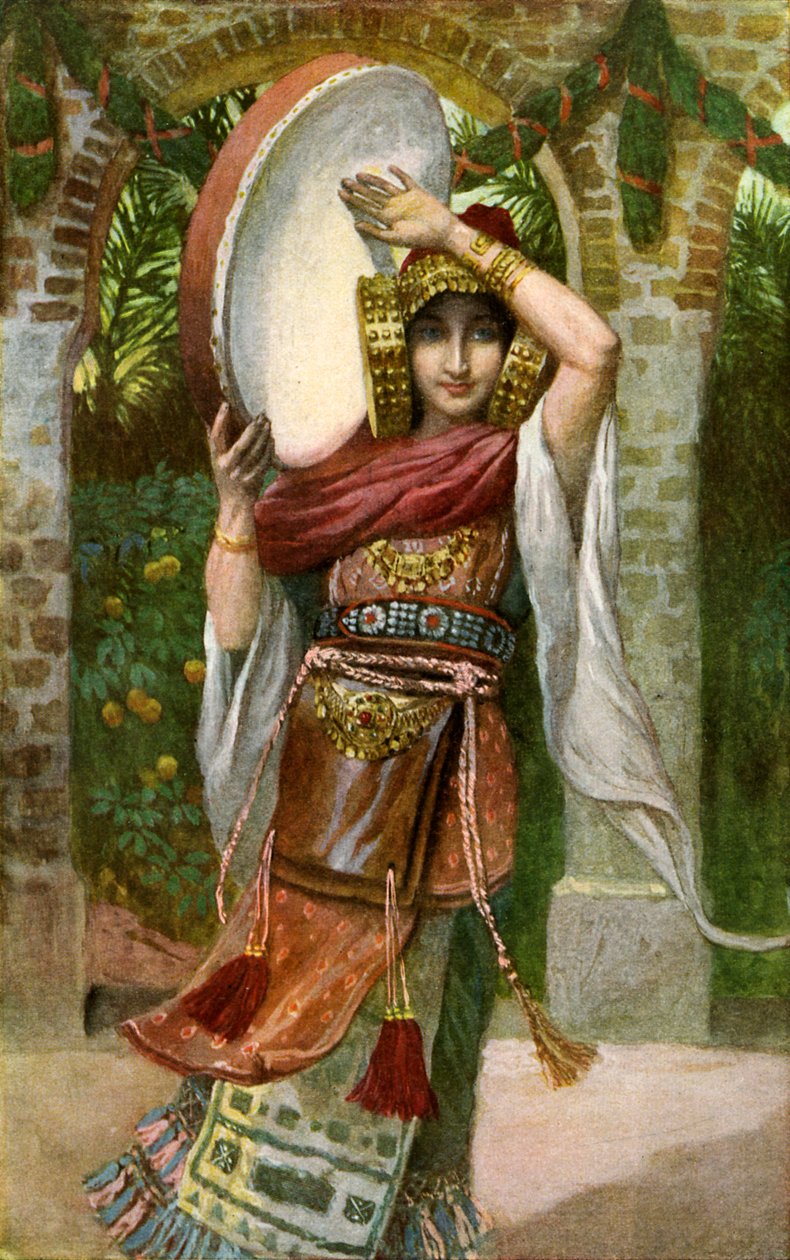Córka Jeftego – J James Tissot - Biblia autorstwa James Jacques Joseph after Tissot