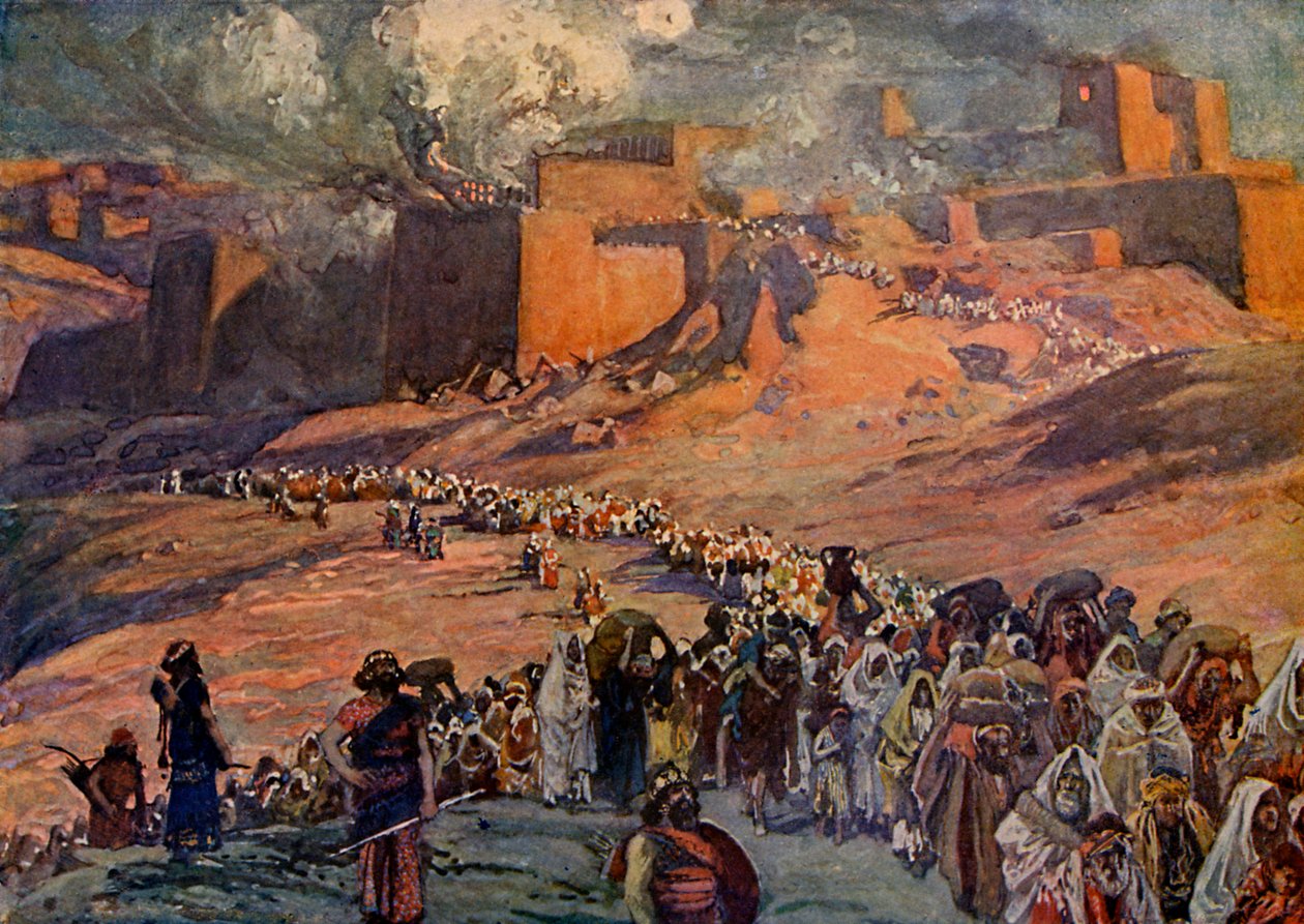Ucieczka więźniów, autor Tissot - Biblia autorstwa James Jacques Joseph after Tissot