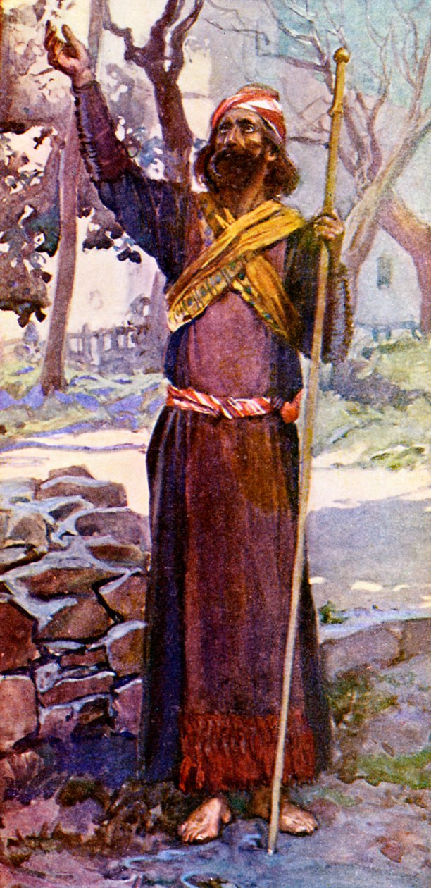 Zachariasz autorstwa J Jamesa Tissota - Biblia autorstwa James Jacques Joseph after Tissot