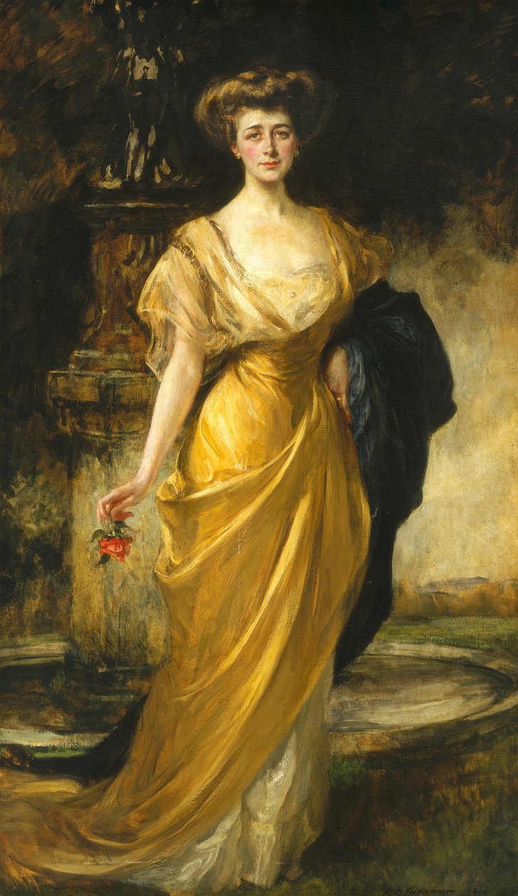 Nora McMullen Mellon Pani Andrew W. Mellon, 1910. autorstwa James Jebusa Shannon