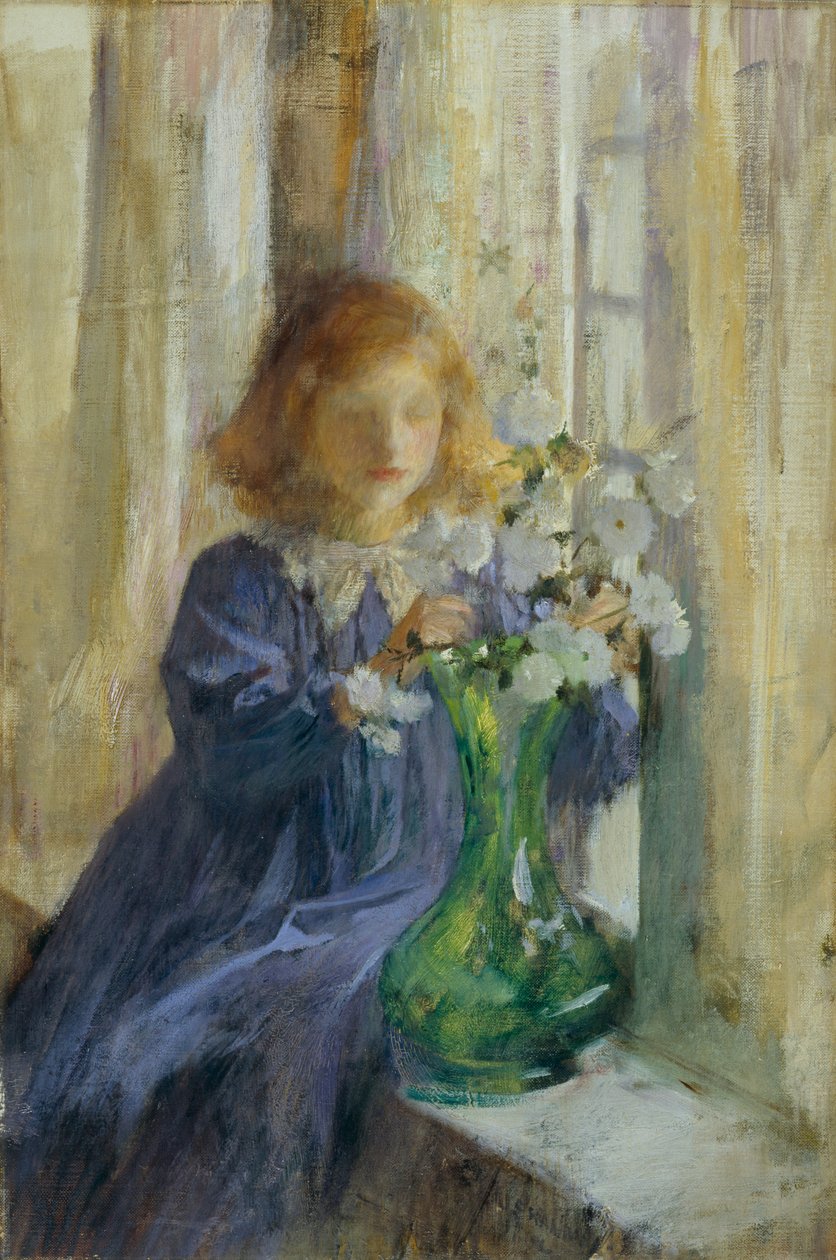 „Zielony wazon”, 1882-1923 autorstwa James Jebusa Shannon