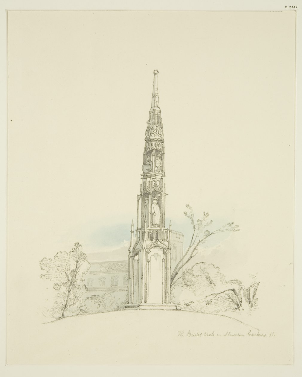 Bristol High Cross w Stourhead Gardens autorstwa James Johnson