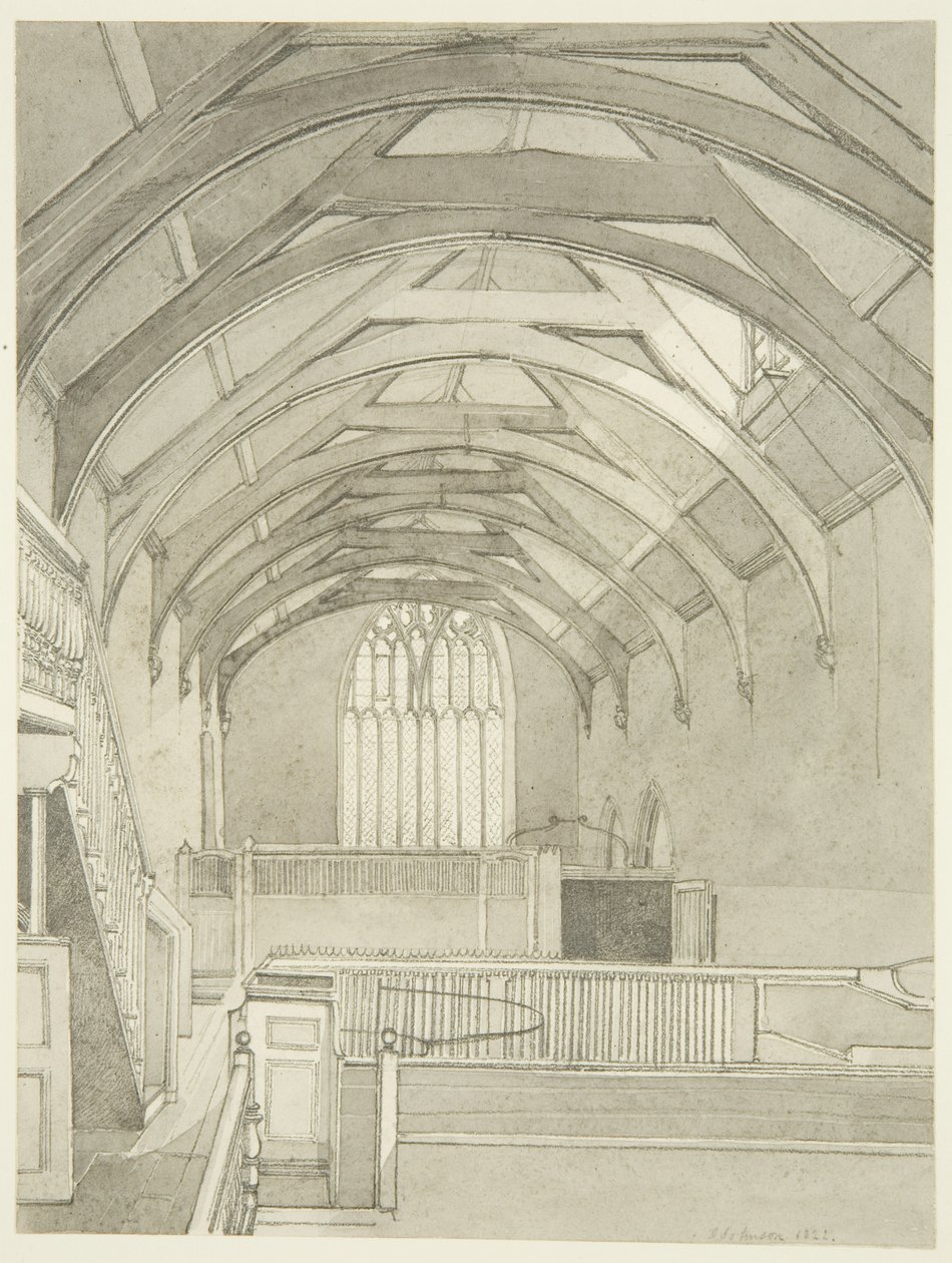 Wnętrze Guildhall autorstwa James Johnson