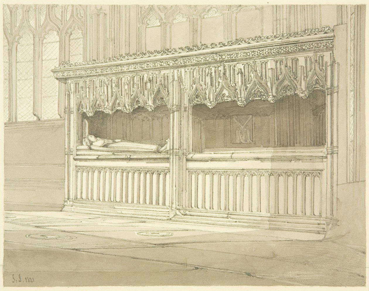 Pomnik Sir Thomasa Mede w St Mary Redcliffe autorstwa James Johnson