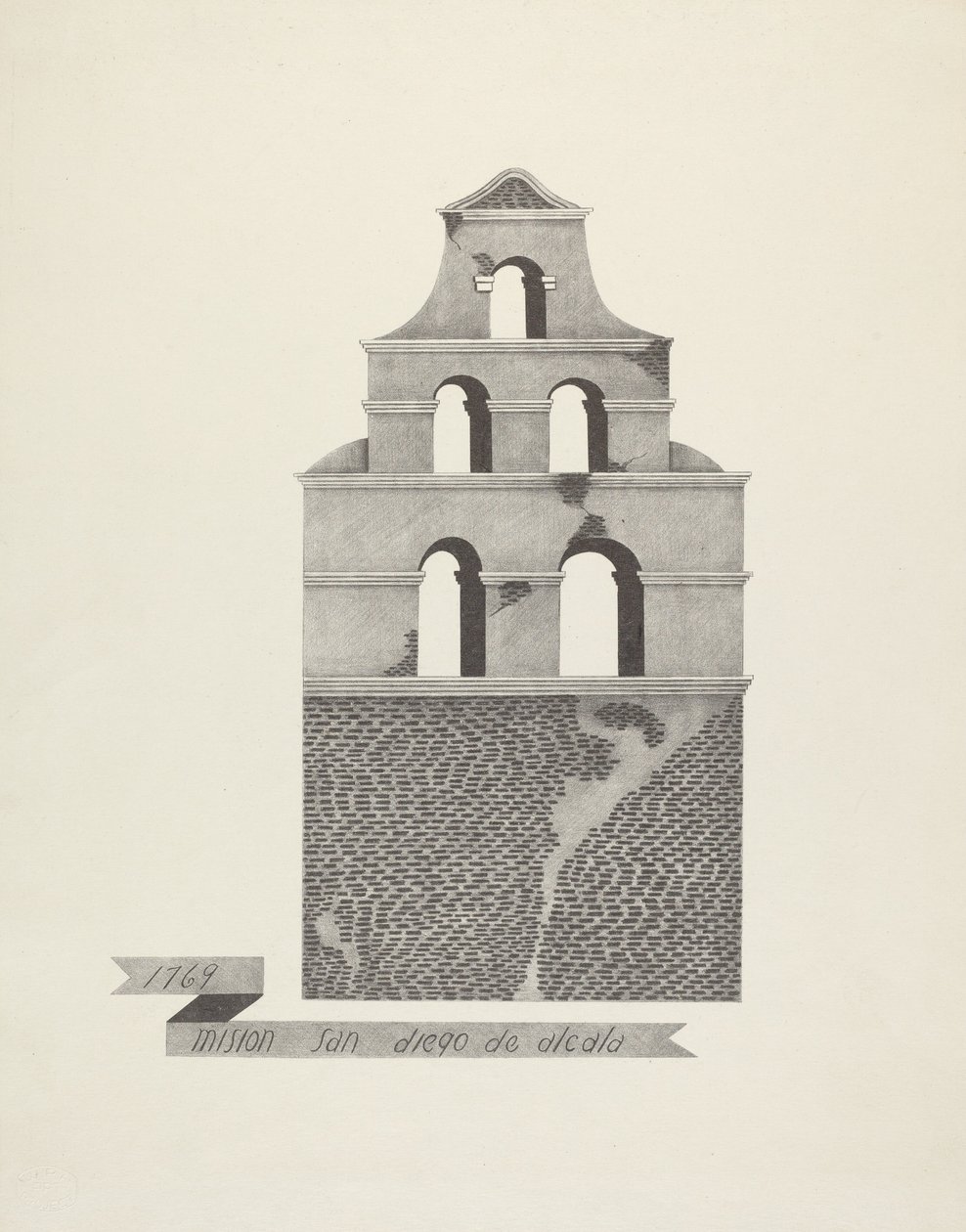 Misja San Diego de Alcala autorstwa James Jones