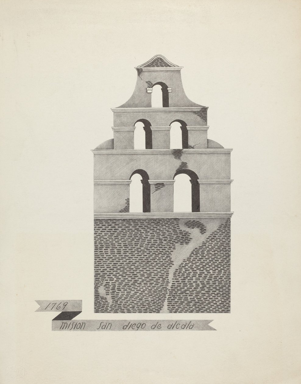 Misja San Diego de Alcala autorstwa James Jones