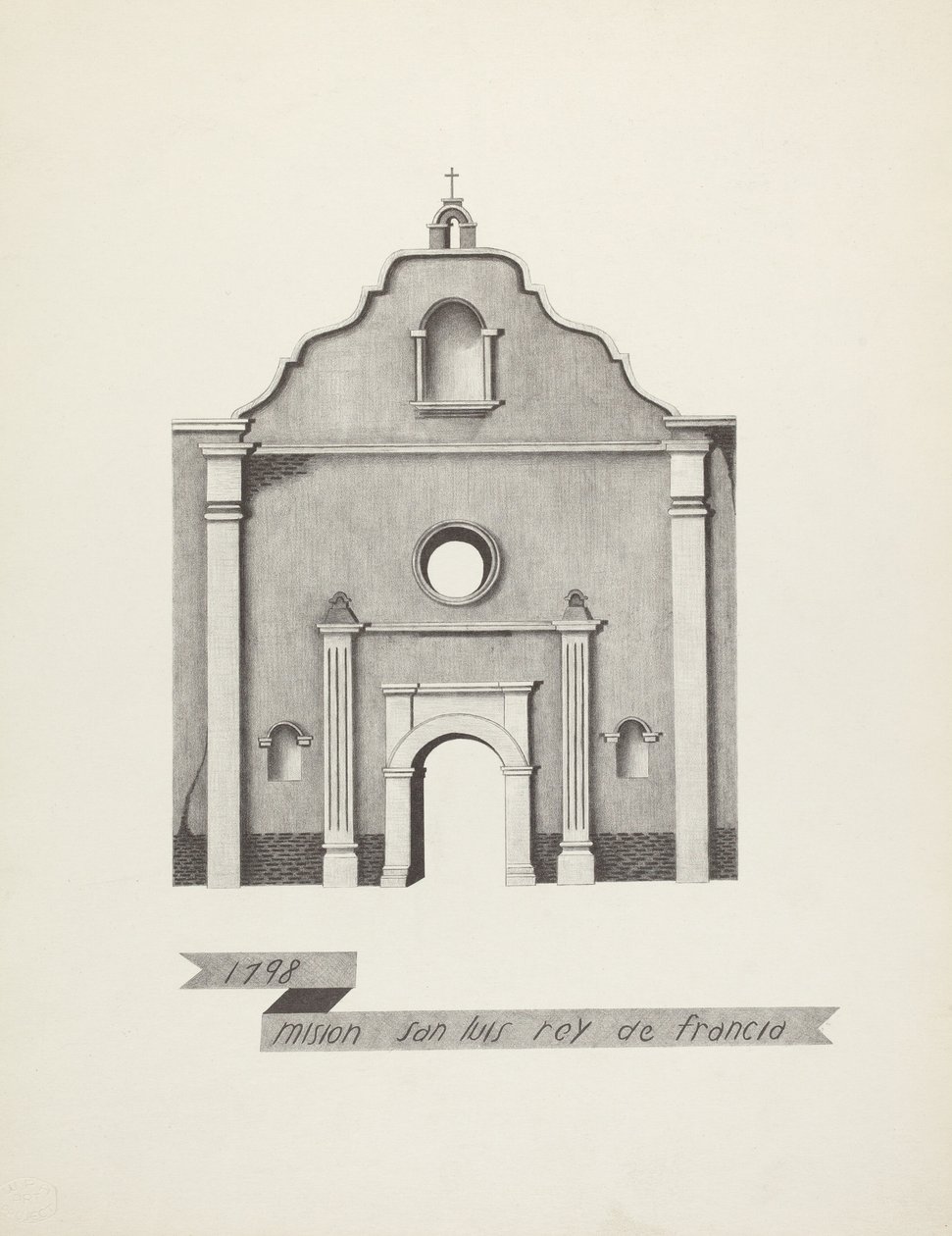 Misja San Luis Rey de Francia autorstwa James Jones