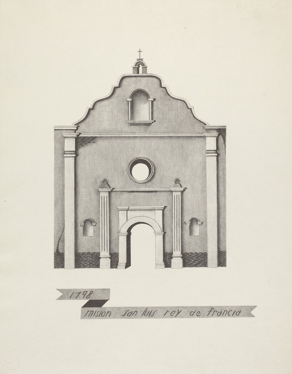 Misja San Luis Rey de Francia autorstwa James Jones