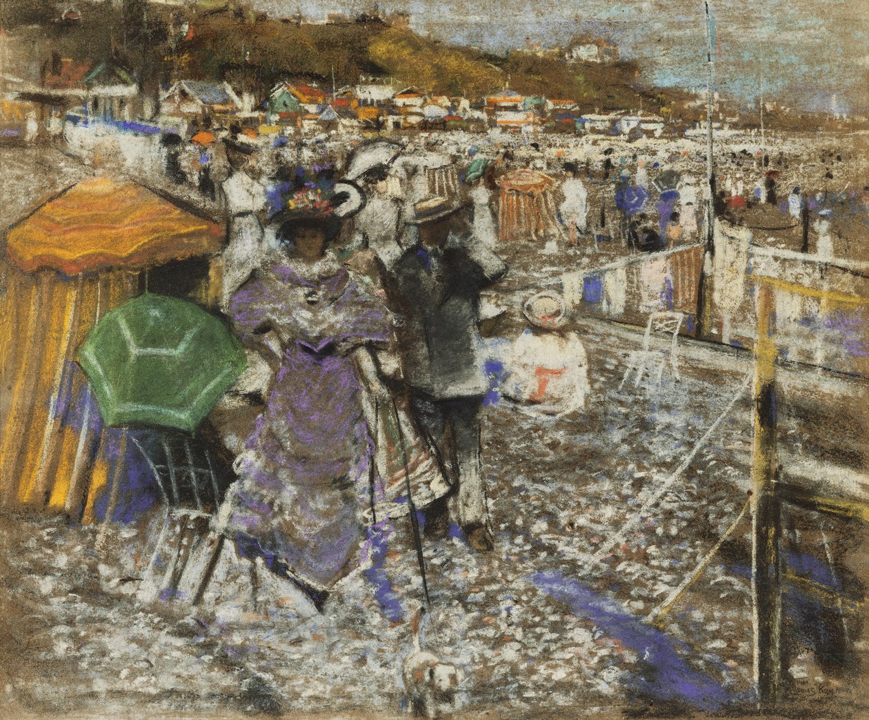 Na plaży; Święto autorstwa James Kay
