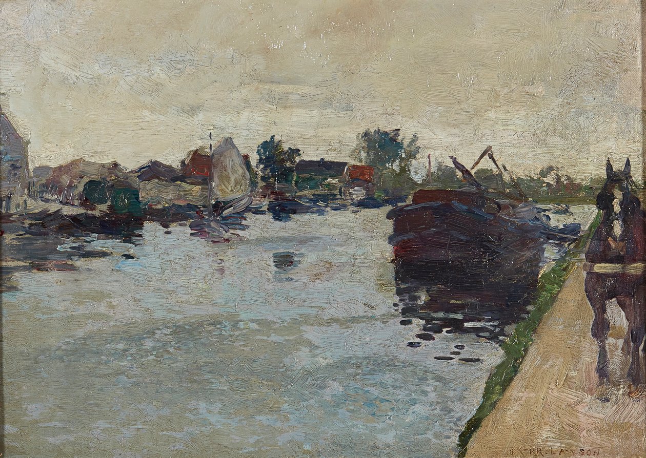 Ścieżka holownicza (olej na płótnie) autorstwa James Kerr Lawson