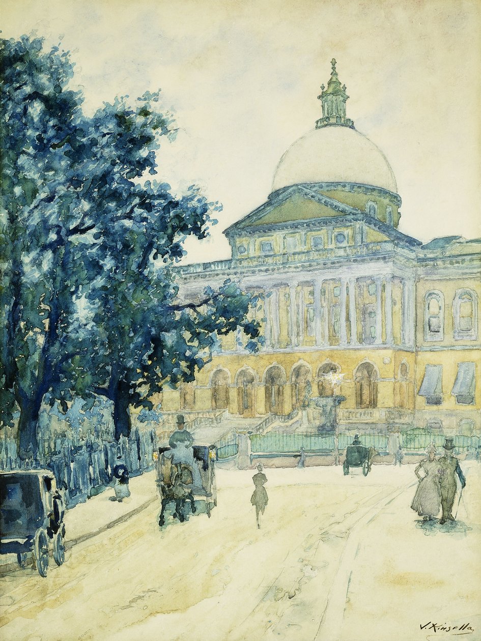 Budynek Bullfinch State House, Boston, 1898 autorstwa James Kinsella