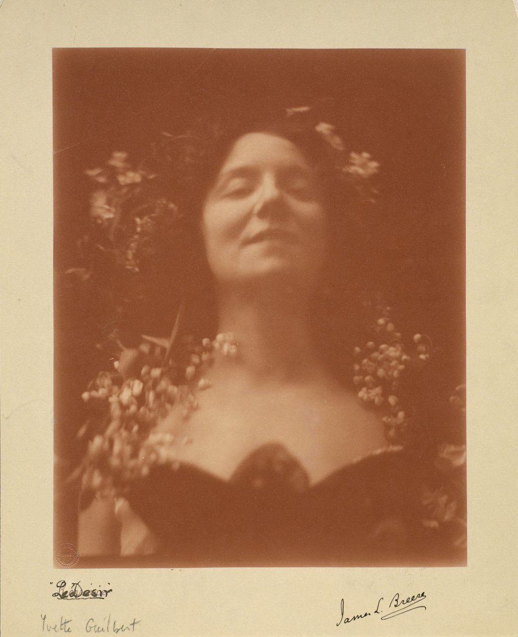 „Pragnienie”: portret Yvette Guilbert, 1896 autorstwa James L. Breese