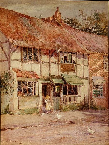Domek Anne Hathaway, Shottery, Warwickshire autorstwa James Mackay
