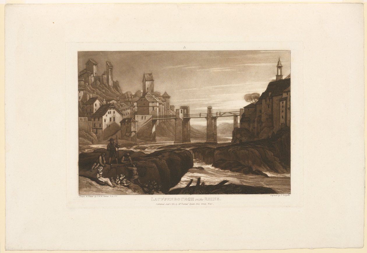 Lauffenbourg nad Renem autorstwa James Mallord William Turner