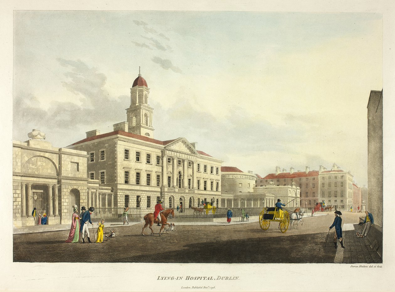 Szpital dla leżenia - Dublin autorstwa James Malton