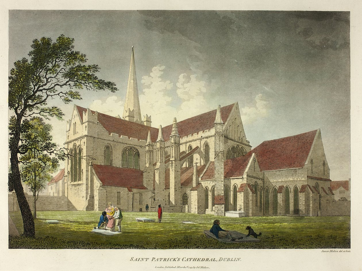 Katedra Świętego Patryka, Dublin autorstwa James Malton