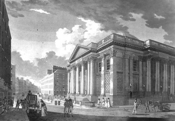 Giełda Królewska, Dublin autorstwa James Malton