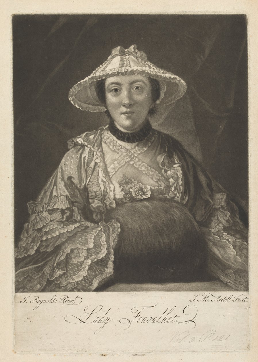 Lady Anne Fenoulhet (z domu Day) autorstwa James McArdell