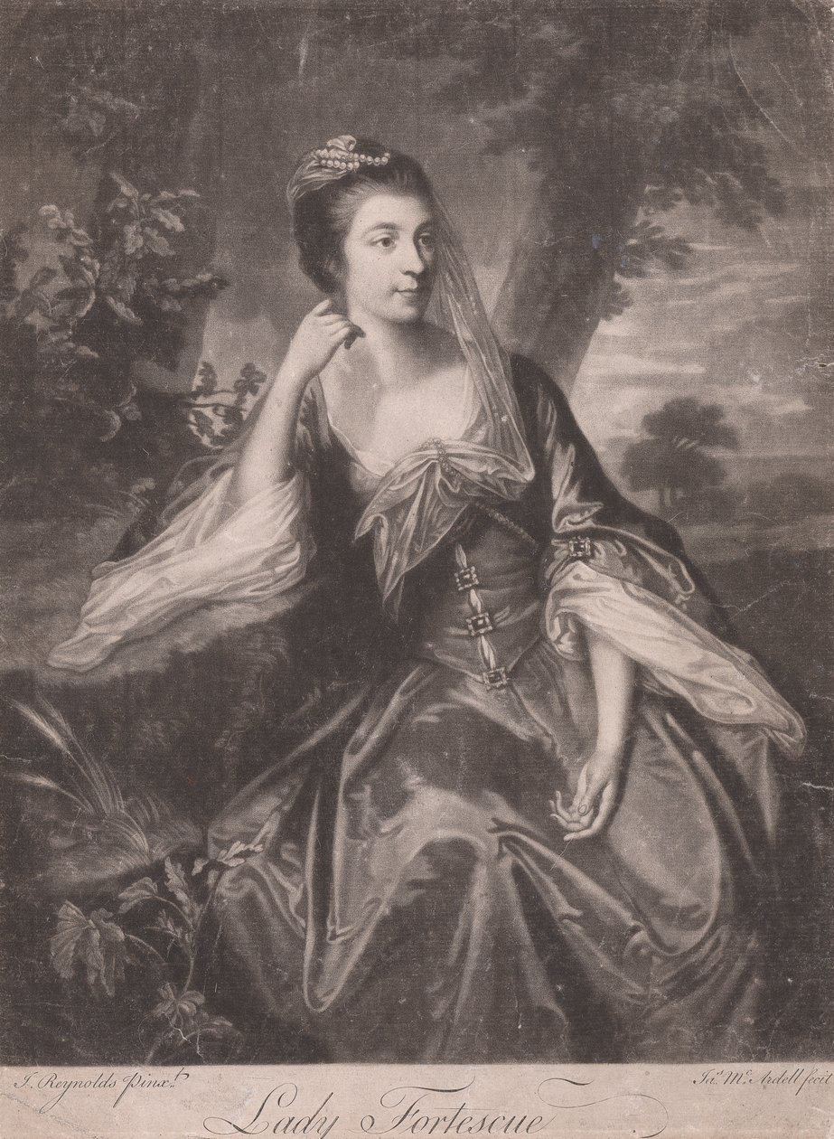 Pani Fortescue autorstwa James McArdell