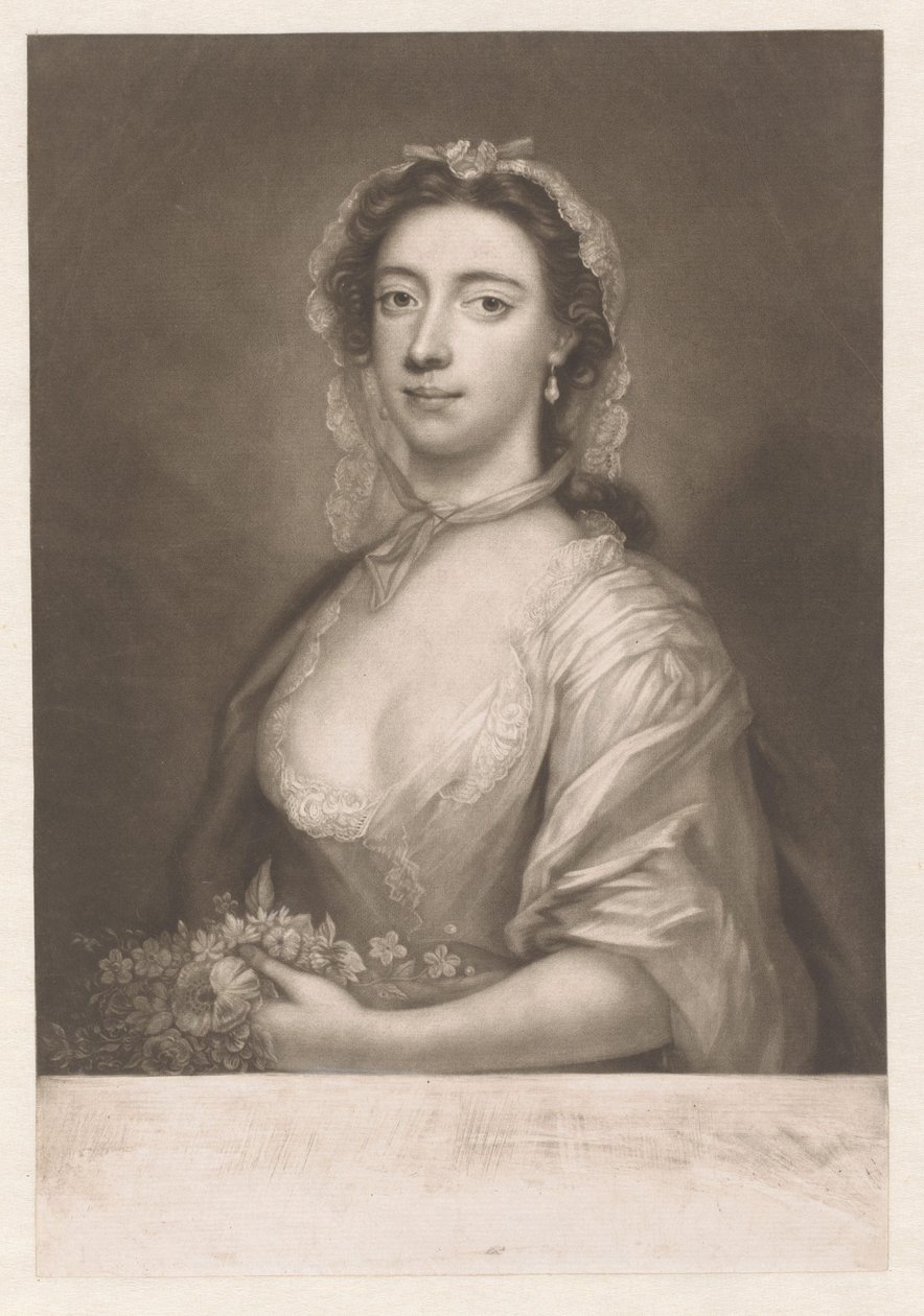 Portret Margaret („Peg”) Woffington autorstwa James McArdell