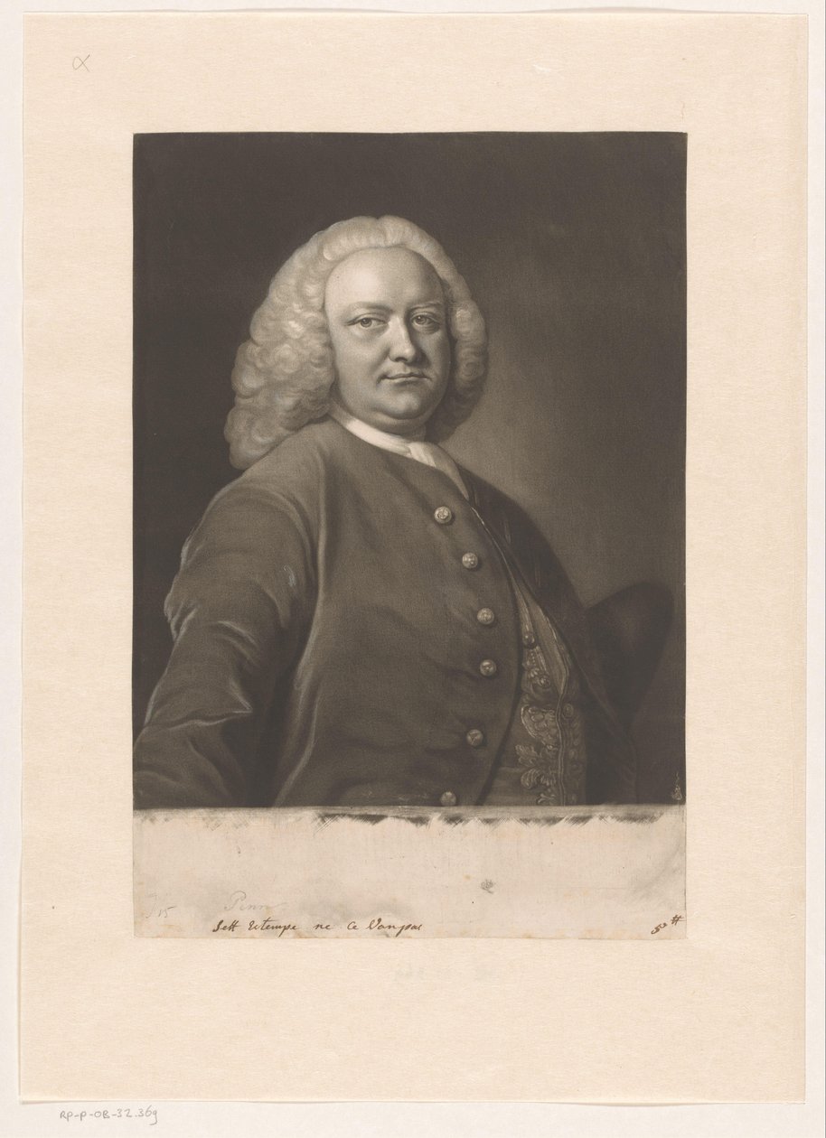 Jest portret Williama Benna autorstwa James McArdell