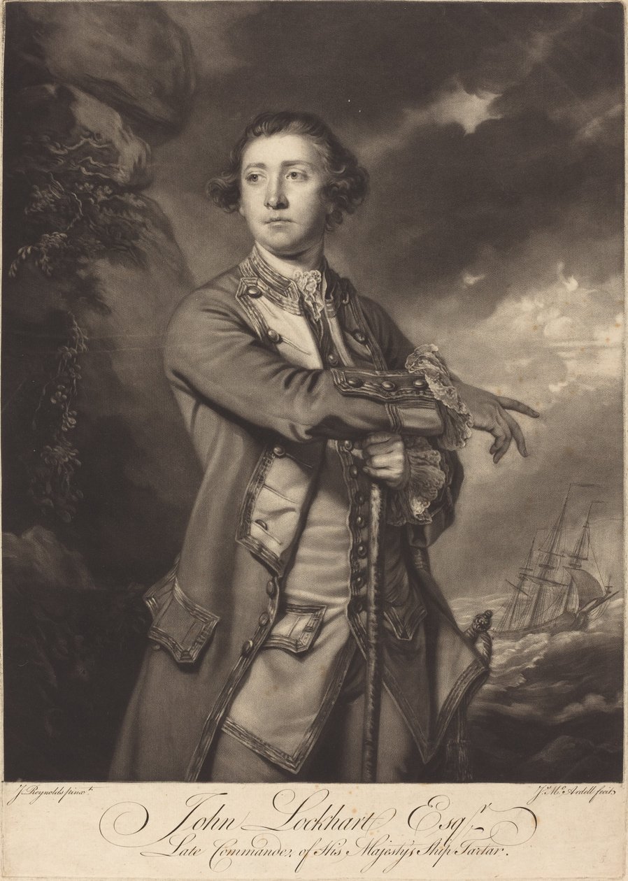 James Lockhart autorstwa James McArdell after Sir Joshua Reynolds