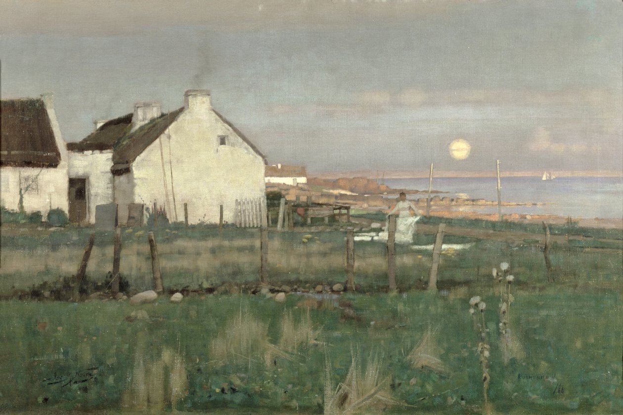 Auchenhew, Arran, 1886 autorstwa James McLachlan Nairn