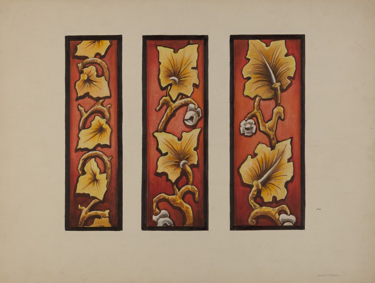 Szkło malowane, ok. 1937. autorstwa James McLellan